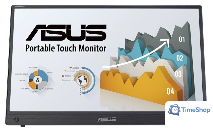 Портативный монитор ASUS ZenScreen Touch MB16AHT - Изображение №1 — Интернет-магазин Time-Shop