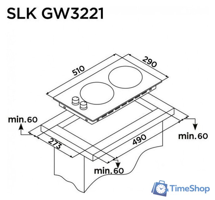 Варочная панель Schaub Lorenz SLK GW3221 - Изображение №8 — Интернет-магазин Time-Shop