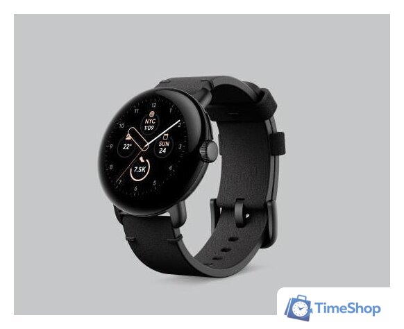 Умные часы Google Pixel Watch (глянцевый серебристый/угольный, спортивный силиконовый ремешок) - Изображение №6 — Интернет-магазин Time-Shop