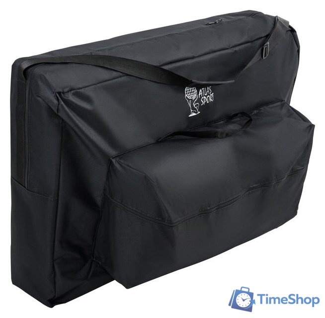 Массажный стол Atlas Sport складной 2-с 60 см деревянный (черный) - Изображение №4 — Интернет-магазин Time-Shop