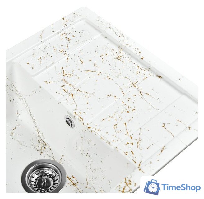 Кухонная мойка Wisent WB22-13 (с сифоном GER013) - Изображение №3 — Интернет-магазин Time-Shop