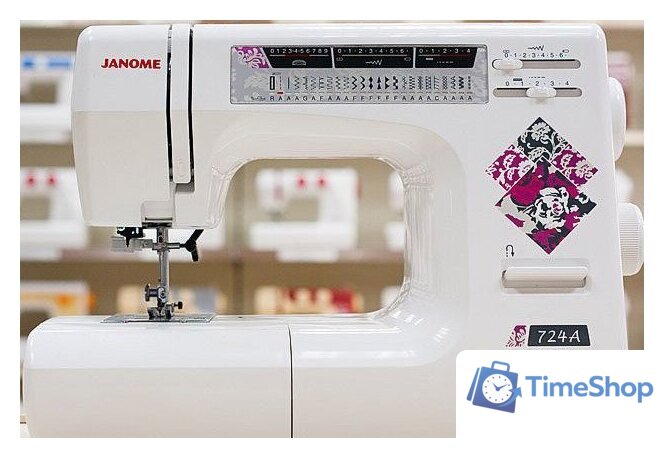 Электромеханическая швейная машина Janome ArtDecor 724A - Изображение №3 — Интернет-магазин Time-Shop