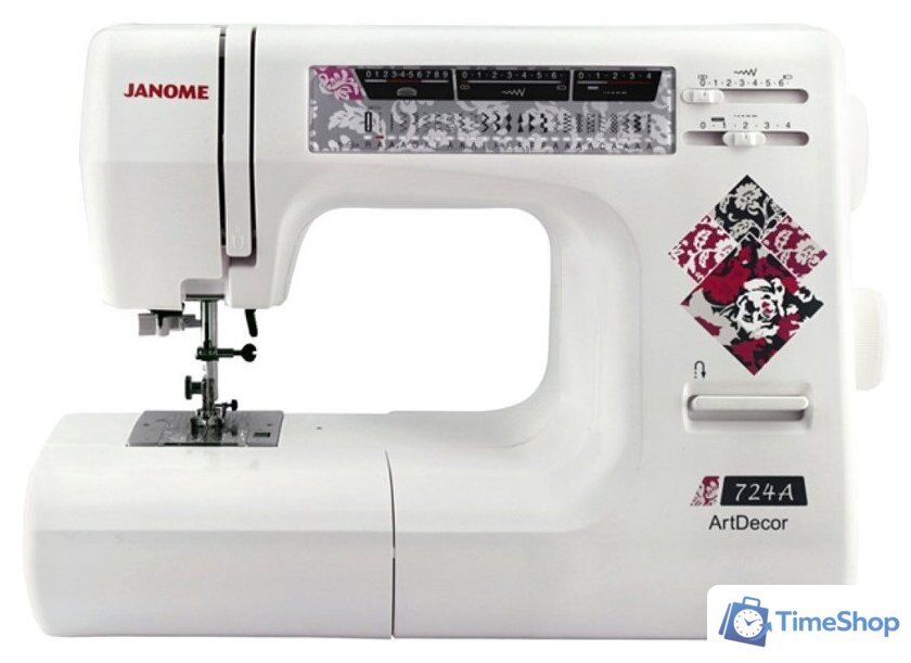 Электромеханическая швейная машина Janome ArtDecor 724A - Изображение №1 — Интернет-магазин Time-Shop