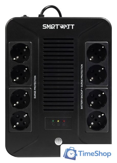 Источник бесперебойного питания SmartWatt UPS Safe Pro 600 - Изображение №1 — Интернет-магазин Time-Shop