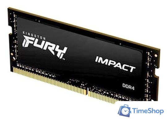 Оперативная память Kingston FURY Impact 16GB DDR4 SODIMM PC4-25600 KF432S20IB/16 - Изображение №2 — Интернет-магазин Time-Shop