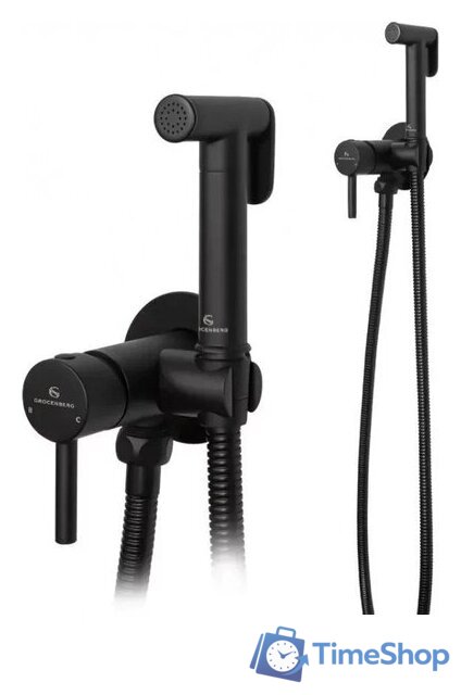 Гигиенический душ Grocenberg GB001 (черный матовый) - Изображение №2 — Интернет-магазин Time-Shop