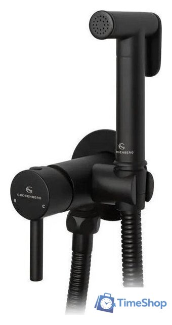 Гигиенический душ Grocenberg GB001 (черный матовый) - Изображение №8 — Интернет-магазин Time-Shop