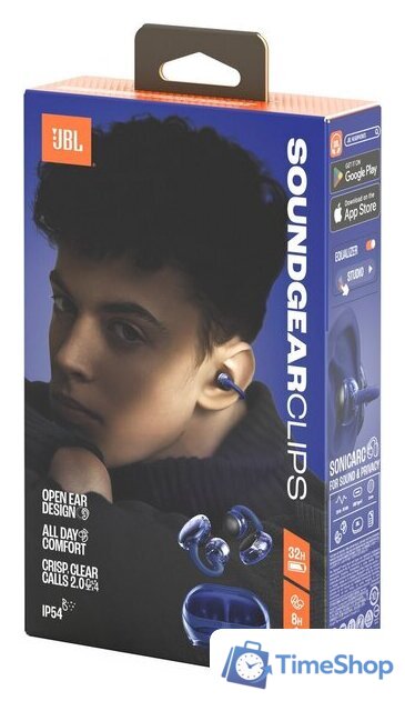 Наушники JBL Soundgear Clips (синий) - Изображение №5 — Интернет-магазин Time-Shop