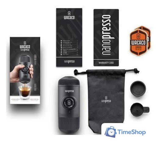 Ручная кофеварка WACACO Nanopresso Grey - Изображение №8 — Интернет-магазин Time-Shop