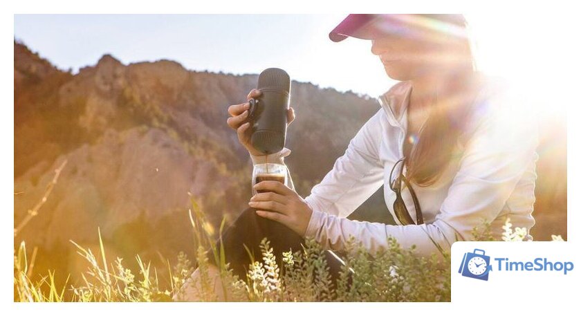 Ручная кофеварка WACACO Nanopresso Grey - Изображение №10 — Интернет-магазин Time-Shop