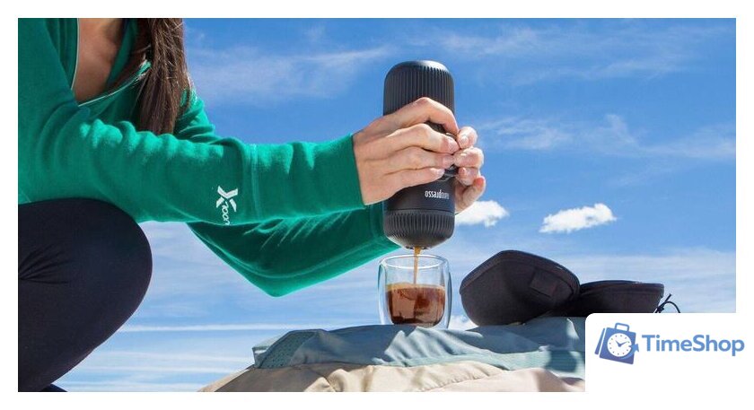 Ручная кофеварка WACACO Nanopresso Grey - Изображение №11 — Интернет-магазин Time-Shop