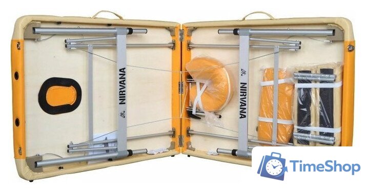 Массажный стол DFC Nirvana Elegant Premium TS2010-OB2 (оранжевый/бежевый) - Изображение №4 — Интернет-магазин Time-Shop