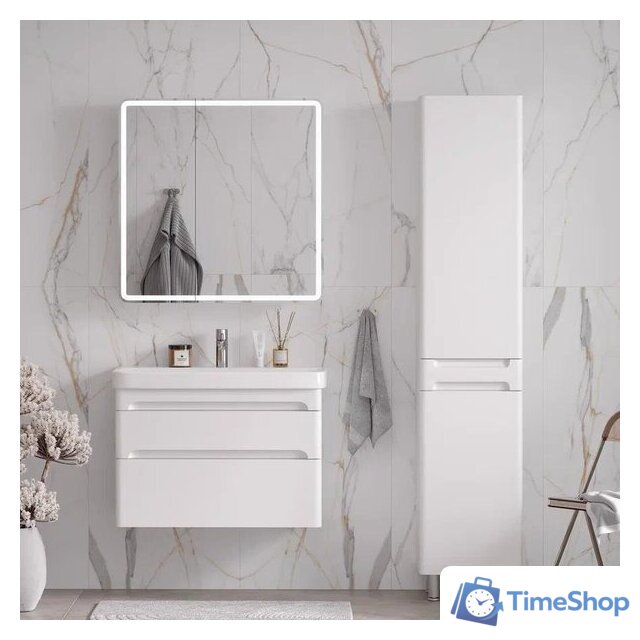  EQUIL Шкаф-пенал Nice 40 с корзиной - Изображение №6 — Интернет-магазин Time-Shop