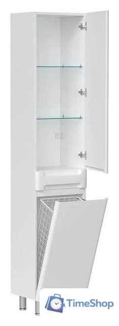  EQUIL Шкаф-пенал Nice 40 с корзиной - Изображение №2 — Интернет-магазин Time-Shop