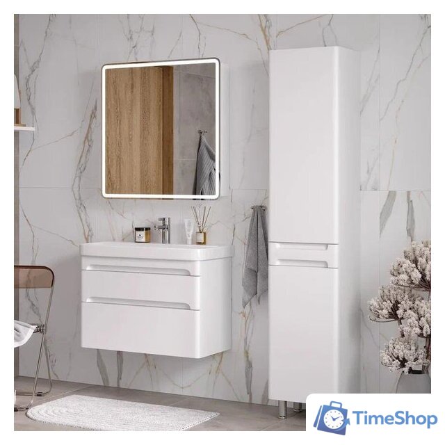  EQUIL Шкаф-пенал Nice 40 с корзиной - Изображение №5 — Интернет-магазин Time-Shop