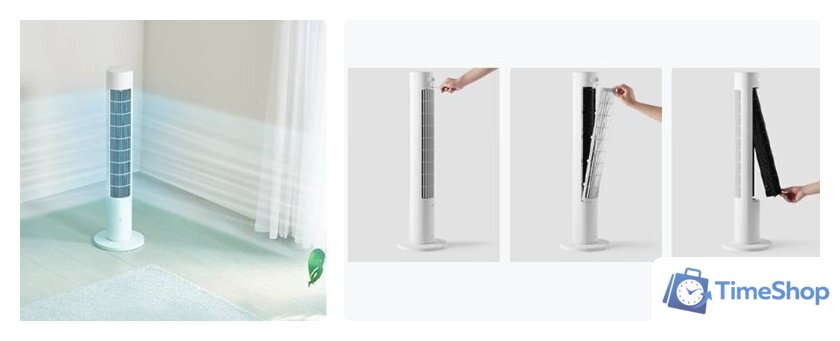 Колонный вентилятор Xiaomi DC Inverter Tower Fan 2 BHR8846EU (европейская версия) - Изображение №3 — Интернет-магазин Time-Shop