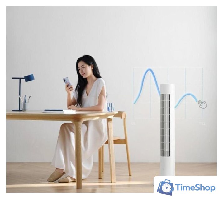 Колонный вентилятор Xiaomi DC Inverter Tower Fan 2 BHR8846EU (европейская версия) - Изображение №10 — Интернет-магазин Time-Shop