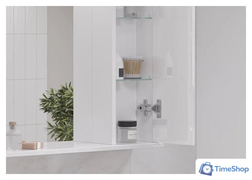  Volna Шкаф с зеркалом Joli 50 R (белый) - Изображение №6 — Интернет-магазин Time-Shop