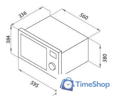 Микроволновая печь HOMSair MOB201S - Изображение №2 — Интернет-магазин Time-Shop