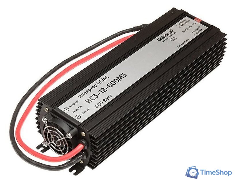Автомобильный инвертор СибКонтакТ ИС3-12-600М3 - Изображение №1 — Интернет-магазин Time-Shop
