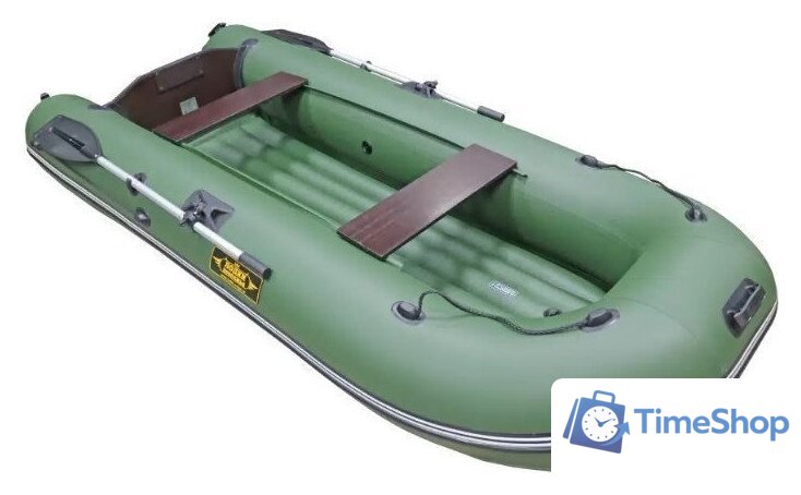 Моторно-гребная лодка Муссон 2900 НД (зеленый) - Изображение №2 — Интернет-магазин Time-Shop