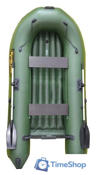 Моторно-гребная лодка Муссон 2900 НД (зеленый) - Изображение №1 — Интернет-магазин Time-Shop
