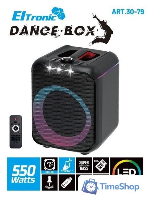 Беспроводная колонка Eltronic 30-79 Dance Box 550 - Изображение №12 — Интернет-магазин Time-Shop