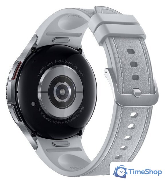 Умные часы Samsung Galaxy Watch6 Classic 47 мм (серебристый) - Изображение №3 — Интернет-магазин Time-Shop