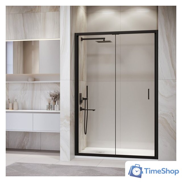 Душевая дверь RGW PA-21B 06082109-14 90 (черный/прозрачное стекло) - Изображение №1 — Интернет-магазин Time-Shop