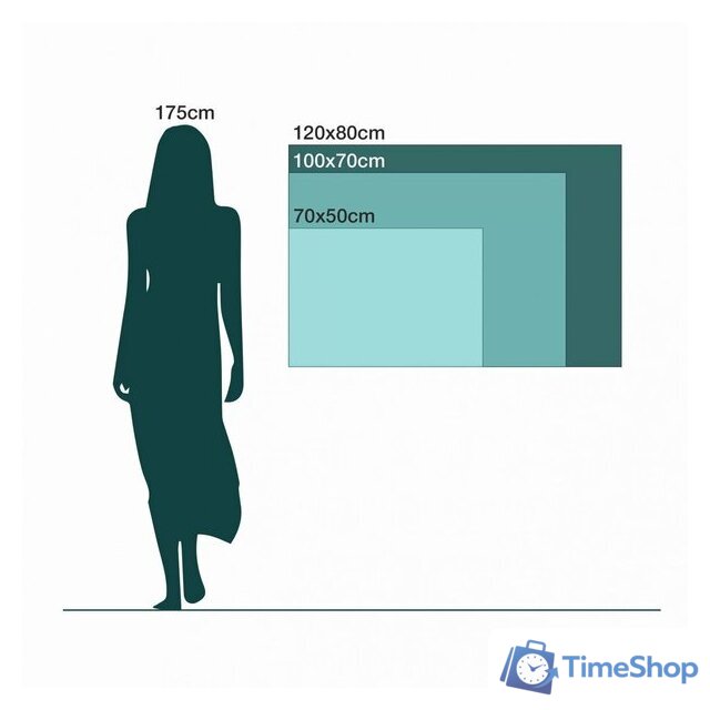 Картина Stamprint Брызги красок AR079 (80x120) - Изображение №5 — Интернет-магазин Time-Shop