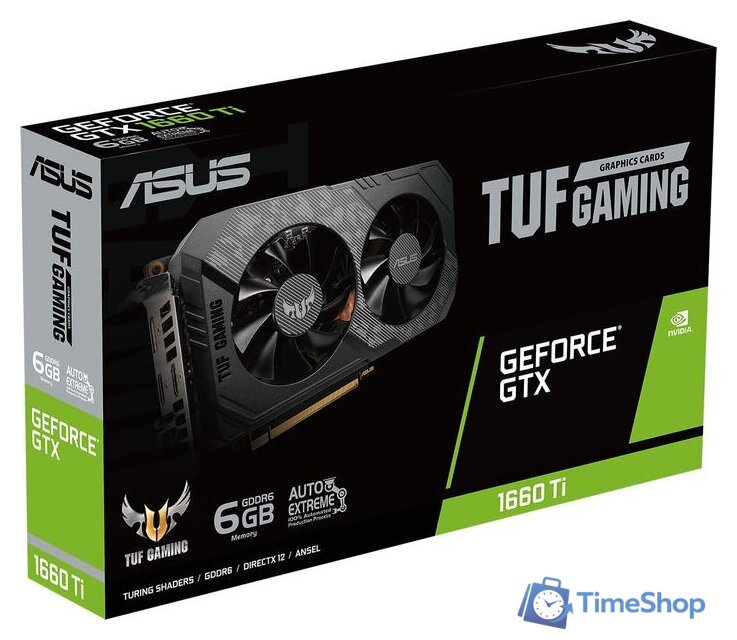 Видеокарта ASUS TUF Gaming GeForce GTX 1660 Ti Evo 6GB GDDR6 - Изображение №11 — Интернет-магазин Time-Shop