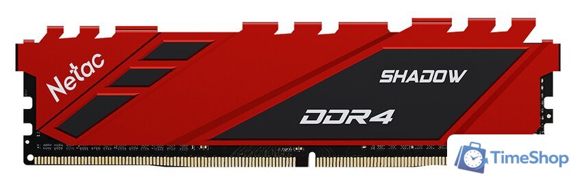 Оперативная память Netac Shadow 8ГБ DDR4 2666 МГц NTSDD4P26SP-08R - Изображение №1 — Интернет-магазин Time-Shop