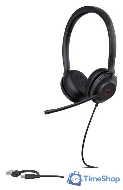Офисная гарнитура Yealink UH35 Dual USB-C/A Teams - Изображение №1 — Интернет-магазин Time-Shop