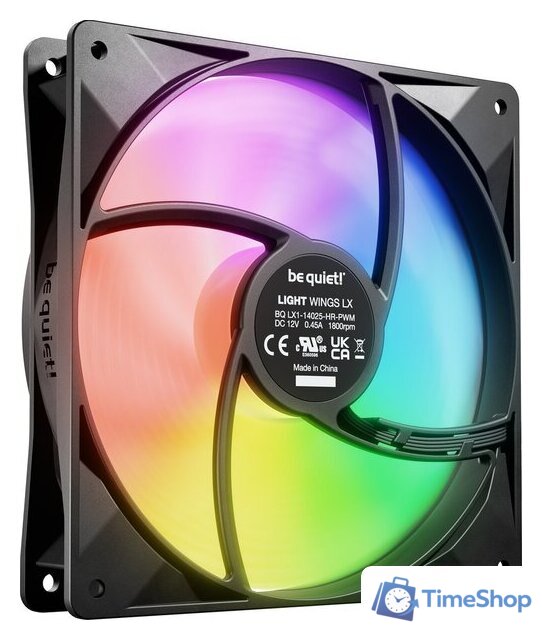 Комплект вентиляторов для корпуса be quiet! Light Wings LX 140mm PWM HS 3-Pack BL130 - Изображение №2 — Интернет-магазин Time-Shop