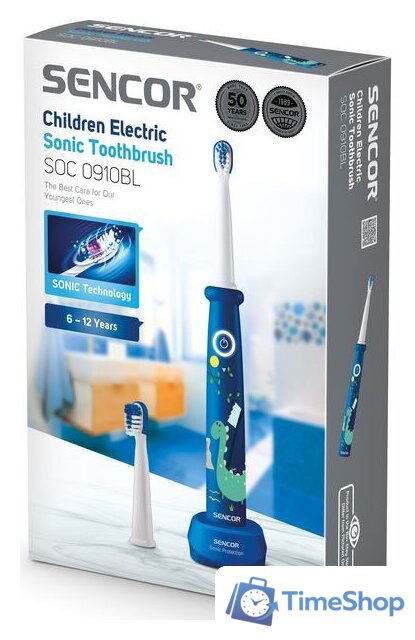 Электрическая зубная щетка Sencor SOC 0910BL - Изображение №13 — Интернет-магазин Time-Shop