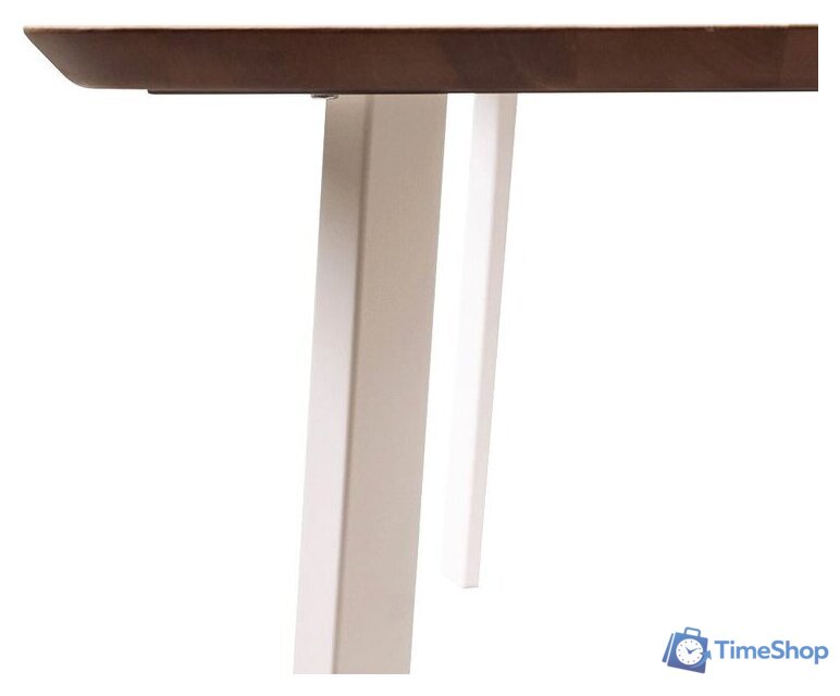 Кухонный стол ОКА Майон 130x80x74 (дуб натуральный/белый) - Изображение №3 — Интернет-магазин Time-Shop