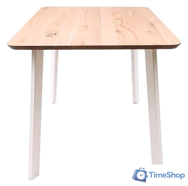 Кухонный стол ОКА Майон 130x80x74 (дуб натуральный/белый) - Изображение №2 — Интернет-магазин Time-Shop