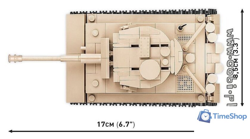 Конструктор Cobi World War II 2710 PzKpfw VI Tiger 131 - Изображение №4 — Интернет-магазин Time-Shop