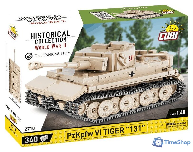 Конструктор Cobi World War II 2710 PzKpfw VI Tiger 131 - Изображение №1 — Интернет-магазин Time-Shop