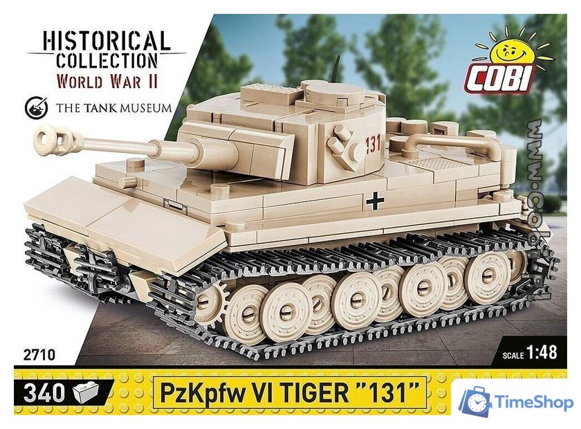 Конструктор Cobi World War II 2710 PzKpfw VI Tiger 131 - Изображение №8 — Интернет-магазин Time-Shop