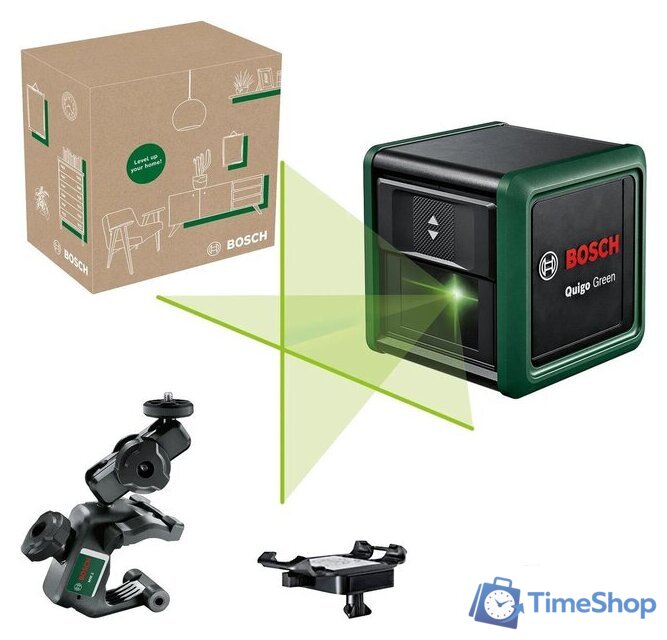 Лазерный нивелир Bosch Quigo Green 0603663CZ0 - Изображение №1 — Интернет-магазин Time-Shop