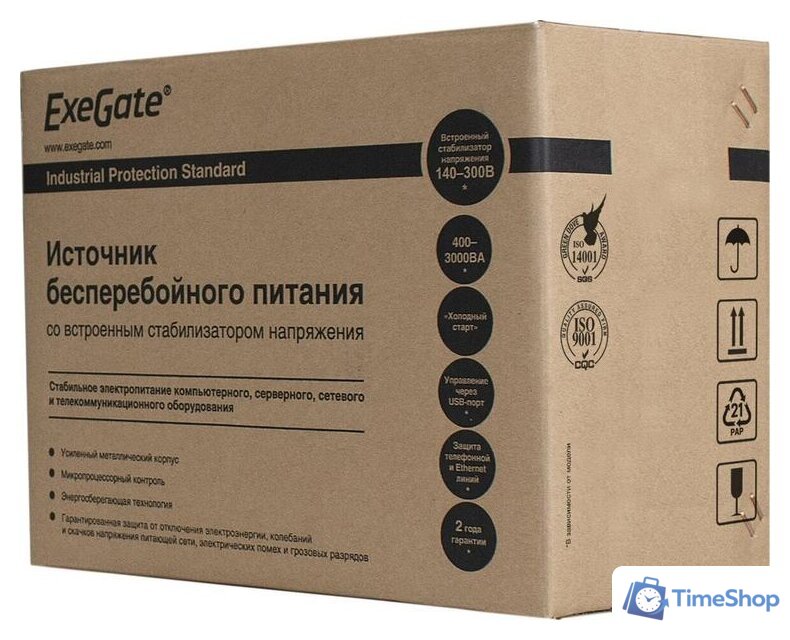 Источник бесперебойного питания ExeGate SpecialPro Smart LLB-600.LCD.AVR.C13 - Изображение №3 — Интернет-магазин Time-Shop