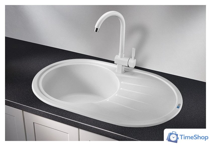 Кухонная мойка Granula ST-7601 (белый) - Изображение №4 — Интернет-магазин Time-Shop