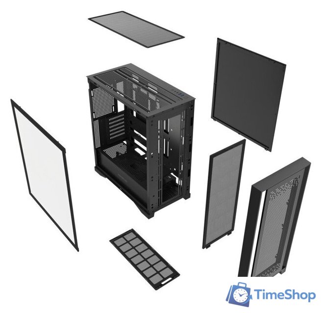 Корпус Powercase ByteFlow Pro CH9GPB-F0 - Изображение №7 — Интернет-магазин Time-Shop