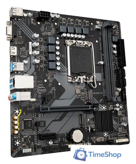 Материнская плата Gigabyte B760M H DDR4 (rev. 1.0) - Изображение №3 — Интернет-магазин Time-Shop