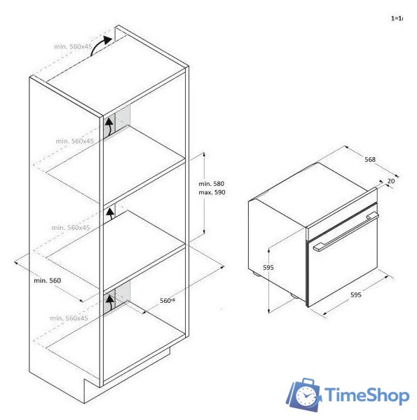 Электрический духовой шкаф Haier H6 ID2P5B3ECTB - Изображение №12 — Интернет-магазин Time-Shop