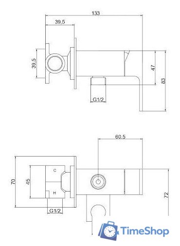 Гигиенический душ Roxen Caspia 50096000-BN - Изображение №13 — Интернет-магазин Time-Shop