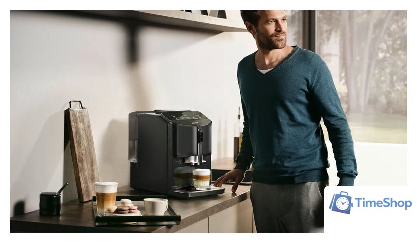 Кофемашина Siemens EQ300 TF301E09 - Изображение №5 — Интернет-магазин Time-Shop