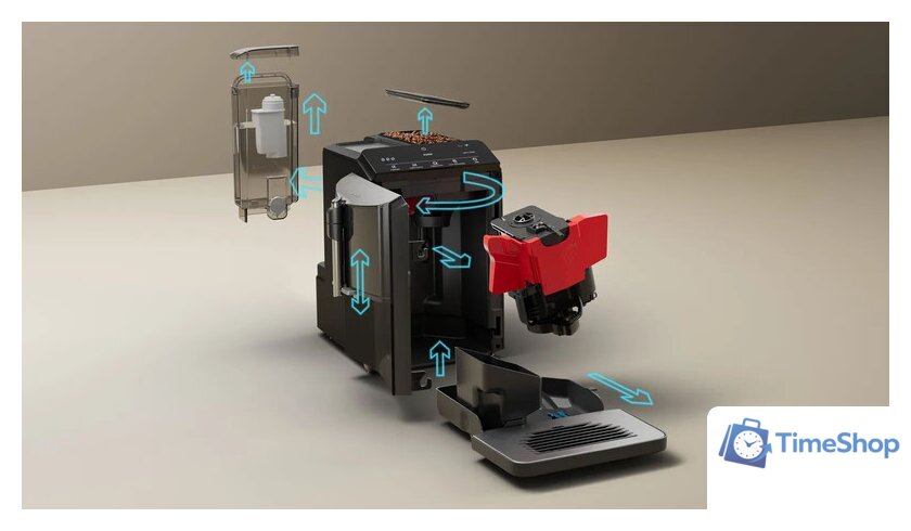 Кофемашина Siemens EQ300 TF301E09 - Изображение №7 — Интернет-магазин Time-Shop