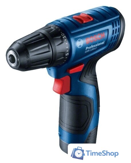 Дрель-шуруповерт Bosch GSR 120-LI Professional 06019G8020 (с 2-мя АКБ, кейс) - Изображение №1 — Интернет-магазин Time-Shop